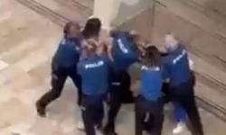 Samsun'da eski adliye binası önünde ortalık karıştı! Polis müdahale etti
