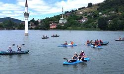 Bafra Batık Minare'de kürekler doğa için çekildi