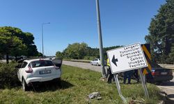 Bafra’da iki araç çarpıştı: 1’i bebek 2 yaralı