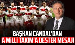 Başkan Mustafa Candal'dan A Milli Takım'a destek mesajı