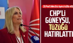 CHP'li Nazan Yurttutan Güneysu, tüzüğü hatırlattı