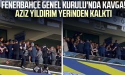 Fenerbahçe Genel Kurulu'nda kavga! Aziz Yıldırım yerinden kalktı