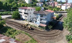 Tekkeköy'de yol seferberliği sürüyor!