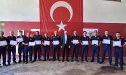 Havza'da sel kahramanlarına başarı belgesi
