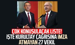İşte kurultay çağrısına imza atmayan 27 vekil