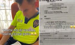 Trafik polisi, eşinin yediği cezayı görünce şoke oldu