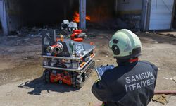 Samsun İtfaiyesi'ne robot itfaiyeci! Alevkıran göreve hazır