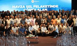 Samsun'da Başkan Halit Doğan selin kahramanlarıyla buluştu