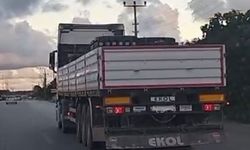 Samsun'da ilginç yöntem! Kurnaz tır şoförüne ceza