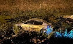 Samsun'da korkutan kaza! Otomobil tarlaya girdi