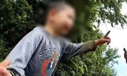 Samsun'da ormanlık alanda 3 yaşındaki çocuğun bulunma anı kamerada