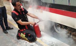 Samsun'da tramvayda panik! Dumanlar yükseldi