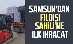 Samsun'dan Fildişi Sahili'ne ilk ihracat