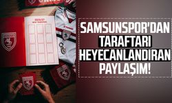 Samsunspor'dan taraftarı heyecanlandıran paylaşım!