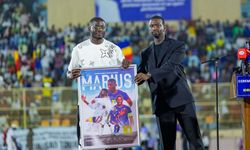 Samsunsporlu Marius Mouandilmadji'ye Çad'da sevgi seli