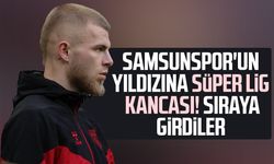 Samsunspor'un yıldızı Drongelen'e Süper Lig kancası! Sıraya girdiler