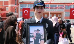 Şehit babasının izinden gitti, polis oldu