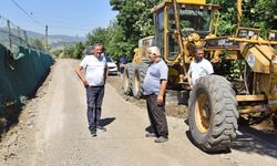 Tekkeköy Aşağıçinik Mahallesi'nde yollar yenileniyor
