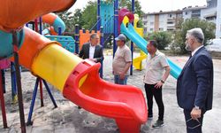 Tekkeköy'de parklar yaza hazırlanıyor