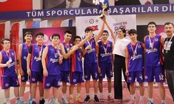 Samsun'da Bahçeşehir Koleji potada şampiyon!