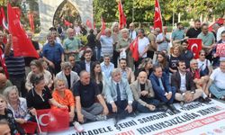 Samsun'da "Adalet ve Demokrasi" için oturma eylemi
