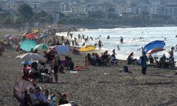 Samsun'da sıcak hava sahilleri doldurdu!