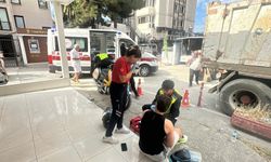 Samsun'da korkutan motosiklet kazası! Hastaneye kaldırıldı