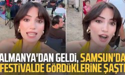 Almanya'dan Samsun'a geldi, festival yorumu gündem oldu