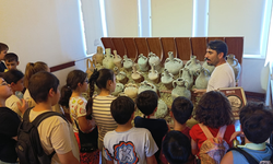 Bafralı öğrenciler müzede tarih yolculuğuna çıktı
