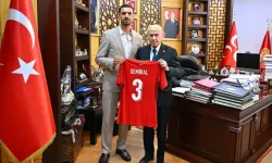 Bahçeli, Merih Demiral'ı makamında ağırladı