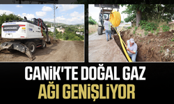 Canik'te doğal gaz ağı genişliyor