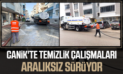 Canik'te temizlik çalışmaları sürüyor