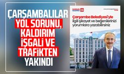 Çarşambalılar yol sorunu, kaldırım işgali ve trafikten yakındı