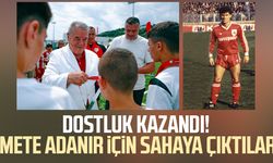 Dostluk kazandı! Mete Adanır için sahaya çıktılar