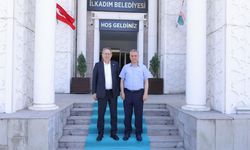 MHP'li İlyas Topsakal'dan İlkadım Belediye Başkanı İhsan Kurnaz'a ziyaret