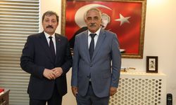 Vali Orhan Tavlı'dan SESOB Başkanı Hacı Eyüp Güler'e ziyaret