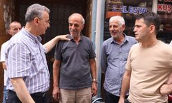 İlkadım Belediye Başkanı İhsan Kurnaz esnafın nabzını tuttu