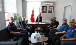 Samsun Valisi Orhan Tavlı, Atakum İlçe Emniyet Müdürlüğü'nü ziyaret etti