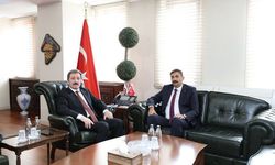 Samsun Cumhuriyet Başsavcısı Mustafa Çakmak'tan Vali Orhan Tavlı'ya ziyaret