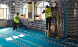 İlkadım'da ibadethanelerde kapsamlı temizlik sürüyor