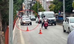 Polisi görünce panikledi! Samsun'da akılalmaz kaçış