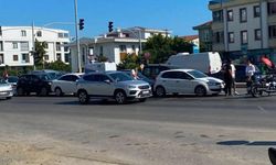 Samsun Atakum'da 5 aracın karıştığı zincirleme kaza!