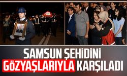 Şehit Jandarma Uzman Çavuş Mehmet Demirbaş'ın naaşı Samsun'a getirildi