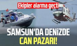 Samsun'da denizde can pazarı! Ekipler alarma geçti