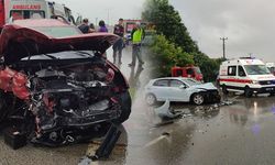 Samsun'da feci kaza! Karayolu savaş alanına döndü