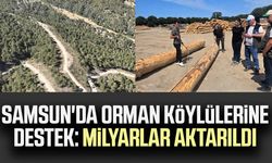 Samsun'da orman köylülerine büyük destek