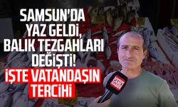 Samsun'da yaz geldi, balık tezgahları değişti! İşte vatandaşın tercihi