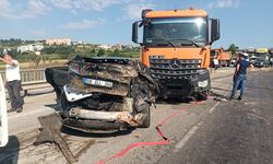 Samsun'da zincirleme kaza! 8 araç birbirine girdi