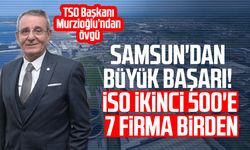 Samsun'dan büyük başarı! İSO İkinci 500'e 7 firma birden