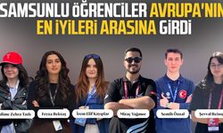 Samsunlu öğrenciler Avrupa'nın en iyileri arasına girdi